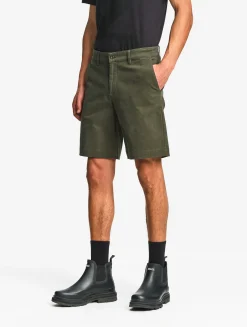 Short chino classique en coton - Kaki