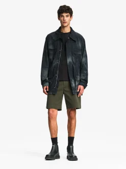 Short chino classique en coton - Kaki