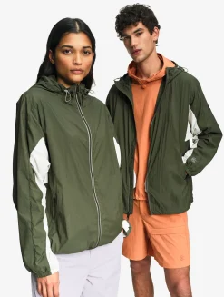 SolarPack : Veste mixte déperlante pliable UV-C® - Kaki