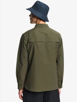 Surchemise en Ripstop avec poches zippées DRY-FAST TEXTILE® UV-C® - Kaki