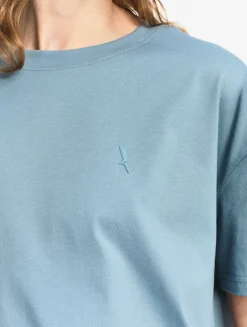 Tee-shirt boxy court DFT® - Bleu