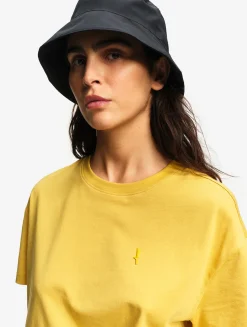 Tee-shirt boxy court DFT® - Jaune