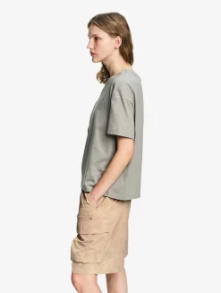 Tee-shirt boxy court DFT® - Kaki
