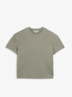 Tee-shirt boxy court DFT® - Kaki