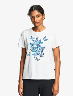 Tee-shirt DRY FAST TEXTILE® à manches courtes imprimé Aigle x Deyrolle - Blanc