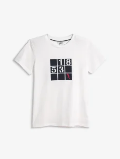 Tee-shirt imprimé DRY FAST TEXTILE® - Blanc