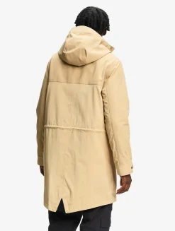 T-KIT Parka longue en coton avec 3 poches zippées MTD - Beige