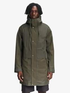 T-KIT Parka longue en coton avec 3 poches zippées MTD - Kaki