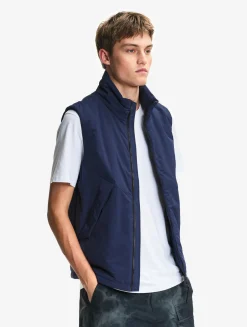 T-KIT Veste sans-manches en duvet léger déperlant - Bleu