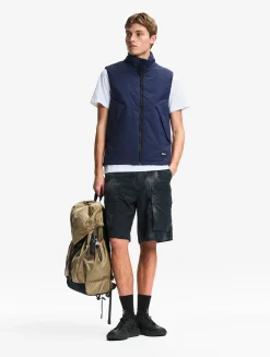 T-KIT Veste sans-manches en duvet léger déperlant - Bleu