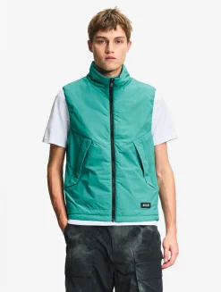 T-KIT Veste sans-manches en duvet léger déperlant - Vert