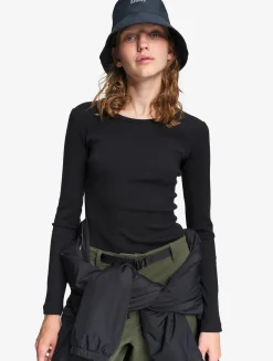 T-shirt col danseuse thermo-régulateur - Noir