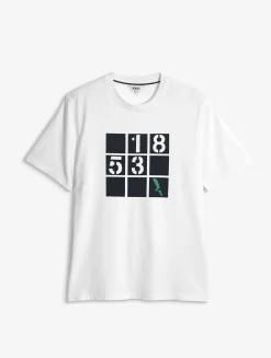 T-shirt graphique 100% coton - coupe regular - Blanc