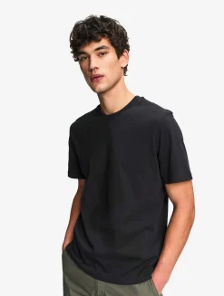 T-shirt graphique en jersey de coton - Noir