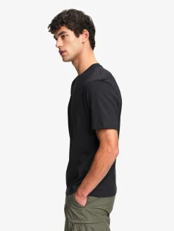 T-shirt graphique en jersey de coton - Noir