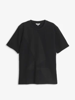 T-shirt graphique en jersey de coton - Noir