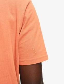T-shirt graphique en jersey de coton - Orange