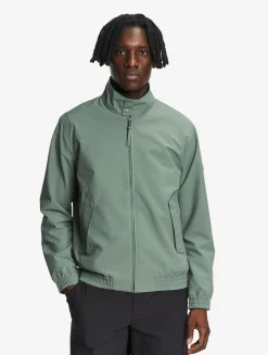 Veste courte Harrington en sergé déperlant - Vert