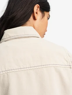 Veste de travail en sergé léger - Beige