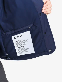 Veste matelassée boxy déperlante REPREVE® - Bleu