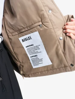 Veste matelassée boxy déperlante REPREVE® - Marron