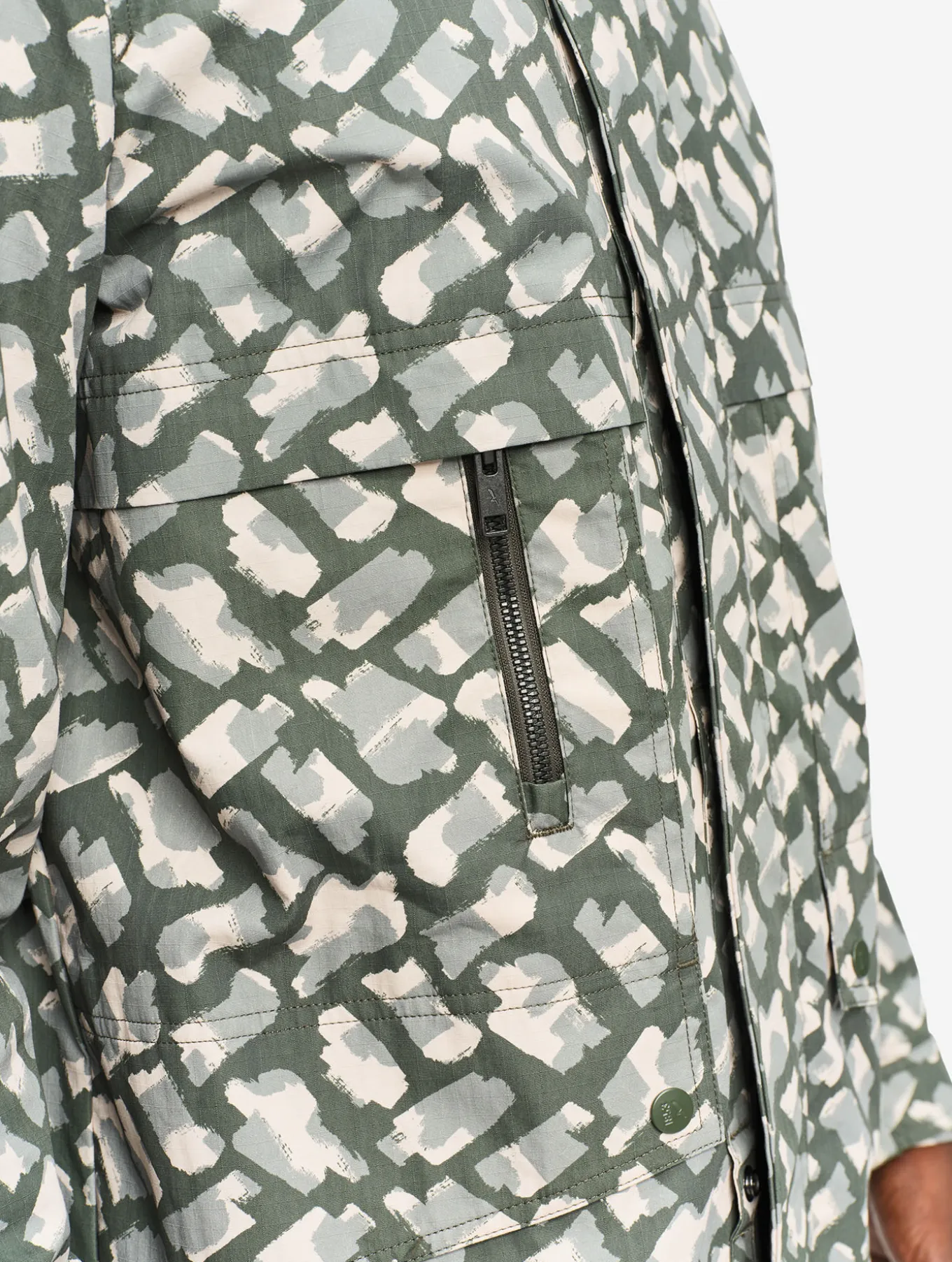 Veste multi-poches camo déperlante - Multicolore