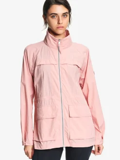 Veste saharienne déperlante anti-UV - Rose