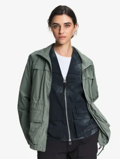 Veste saharienne déperlante anti-UV - Vert