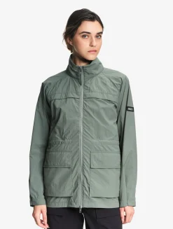 Veste saharienne déperlante anti-UV - Vert