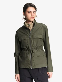 Veste saharienne déperlante légère - Kaki
