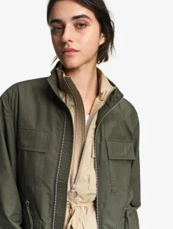Veste saharienne déperlante légère - Kaki
