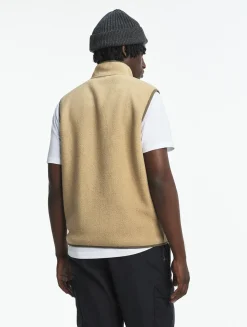 Veste sherpa sans manches réversible T-KIT - Beige