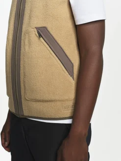 Veste sherpa sans manches réversible T-KIT - Beige