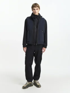 Veste sherpa sans manches réversible T-KIT - Bleu