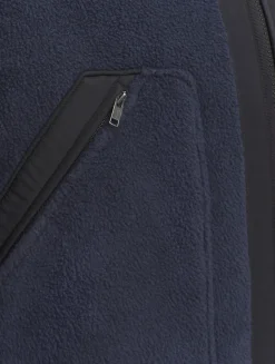Veste sherpa sans manches réversible T-KIT - Bleu