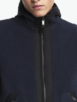 Veste sherpa sans manches réversible T-KIT - Bleu