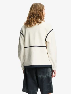 Veste teddy en sherpa léger - Blanc