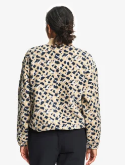 Veste teddy en sherpa léger imprimé - Multicolore