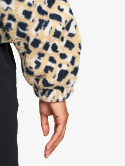 Veste teddy en sherpa léger imprimé - Multicolore