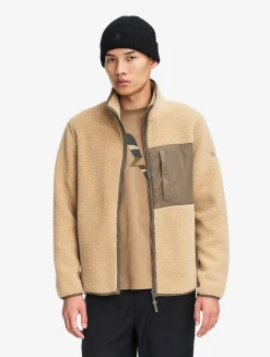 Veste T-KIT sherpa bi-matière - Beige