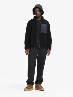 Veste T-KIT sherpa bi-matière - Noir