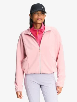 Veste zippée en jersey technique - Rose