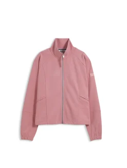 Veste zippée en jersey technique - Rose